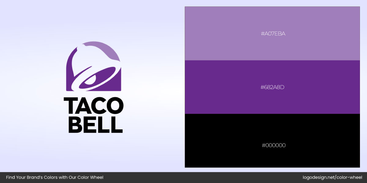 Taco Bello Logo Color Palette Taco Bello Logo Color Palette