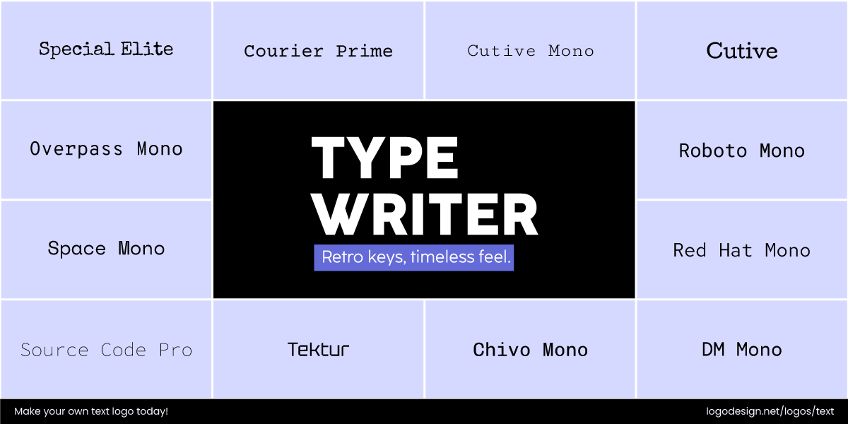 Typewriter Fonts Typewriter Fonts