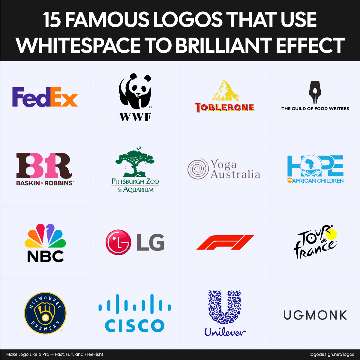 15 Famous Logos That Use Whitespace to Brilliant Effect 15 Famous Logos That Use Whitespace to Brilliant Effect