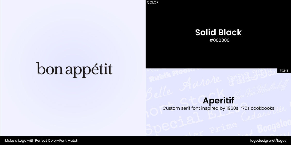 Bon Appetit Logo Bon Appetit Logo