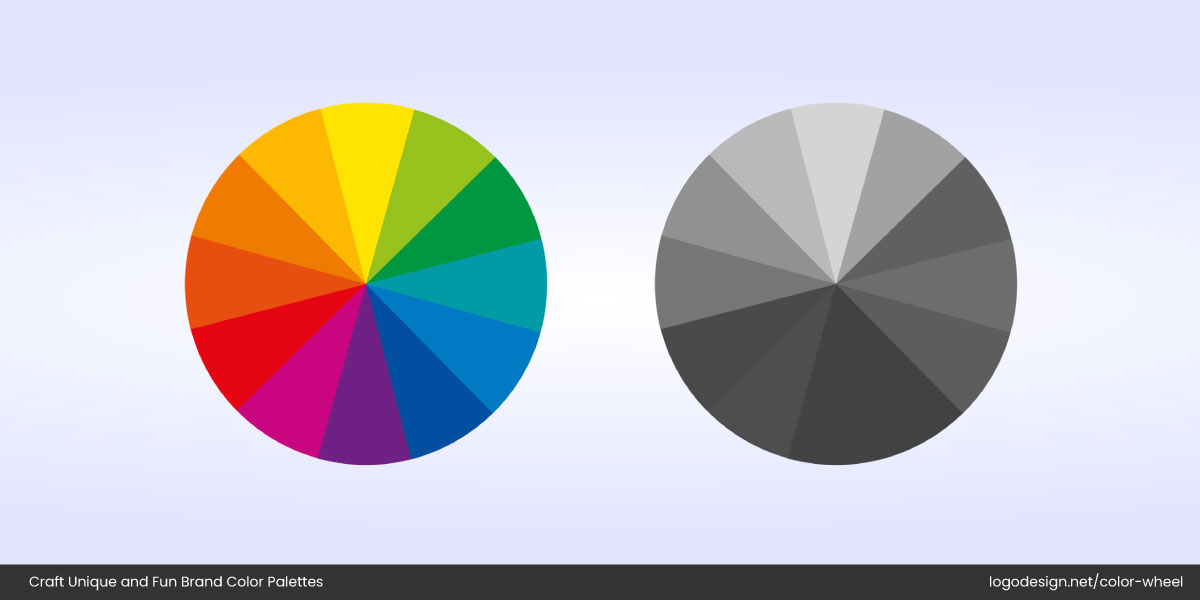 Colors translated into black and white Colors translated into black and white