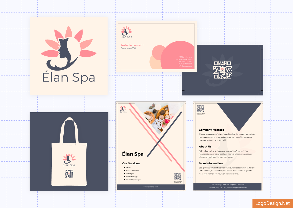 Elan Spa Branding