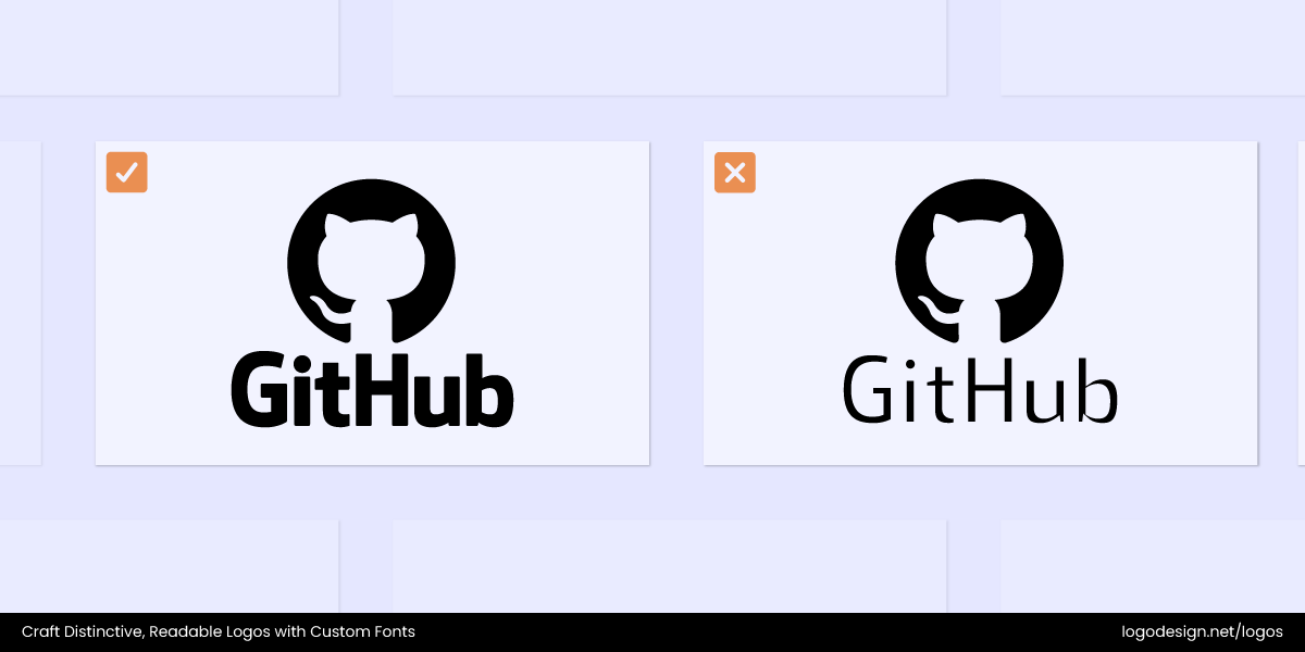 GitHub Logo Thick vs Thin GitHub Logo Thick vs Thin