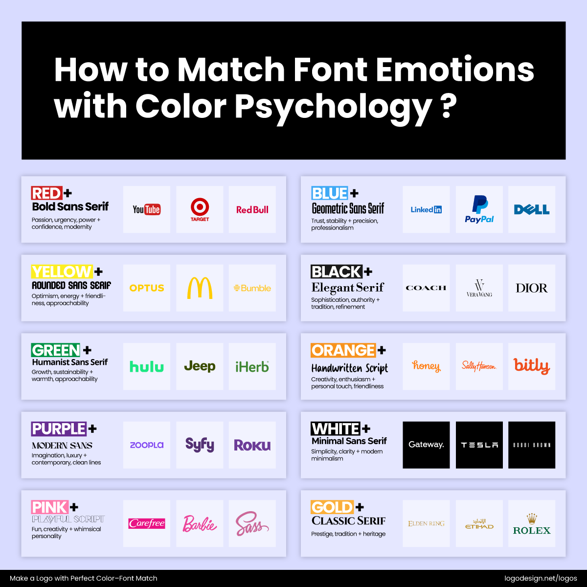 How to Match Color Personality to Font Emotion How to Match Color Personality to Font Emotion