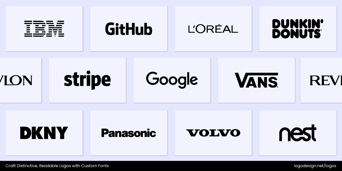 Monospaced Fonts in Logos Monospaced Fonts in Logos