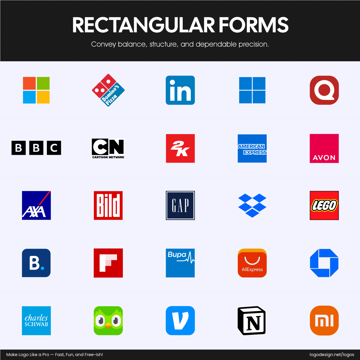 Rectangular Forms Rectangular Forms