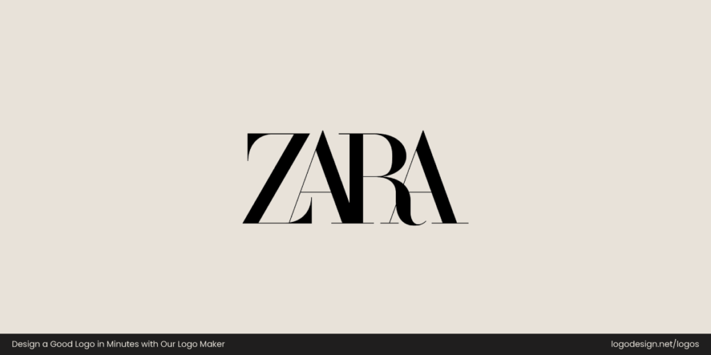 Zara Lettering The Six Principles of Good Logo Design Along with Examples