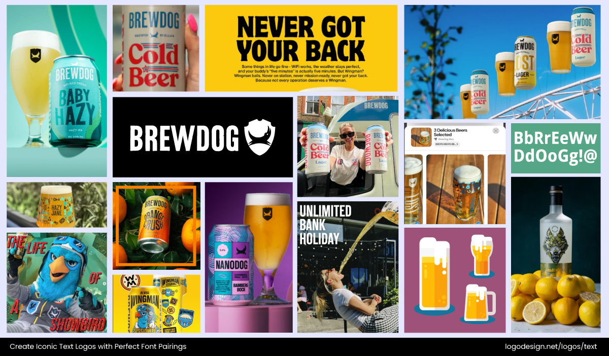 BrewDog logo Collage BrewDog logo Collage