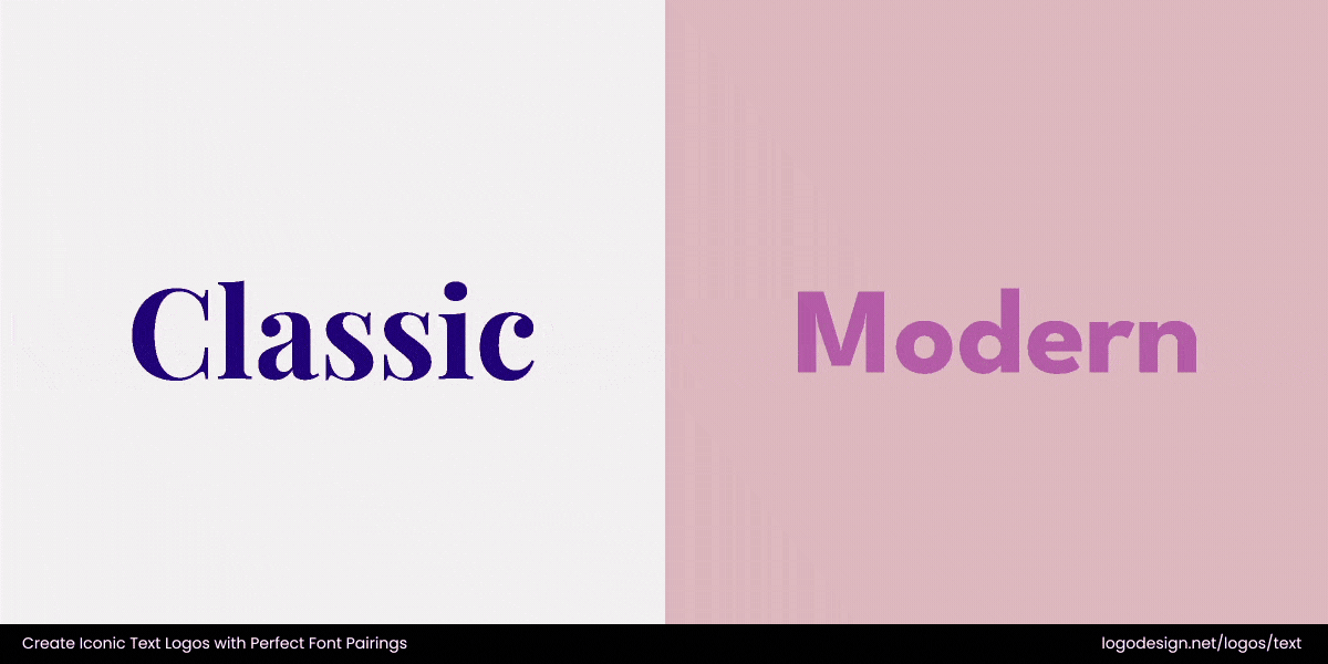 The different types of fonts The different types of fonts