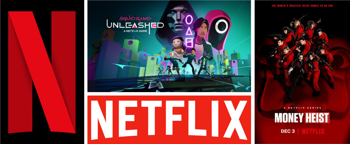 Netflix employs a flexible logo