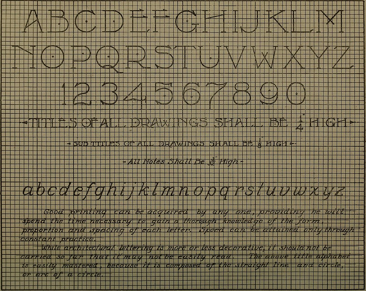 Technical Lettering Manual