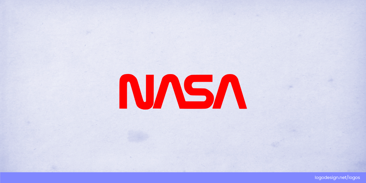 The 1975 NASA Worm logo