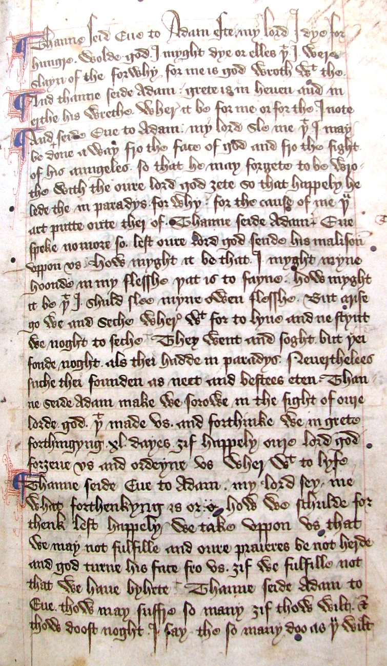 manuscript page