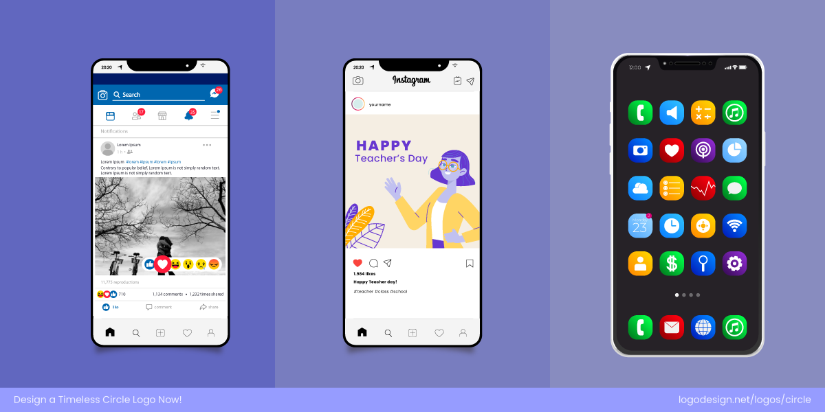 Circle format on Insta WhatsApp Android etc Circle format on Insta WhatsApp Android etc