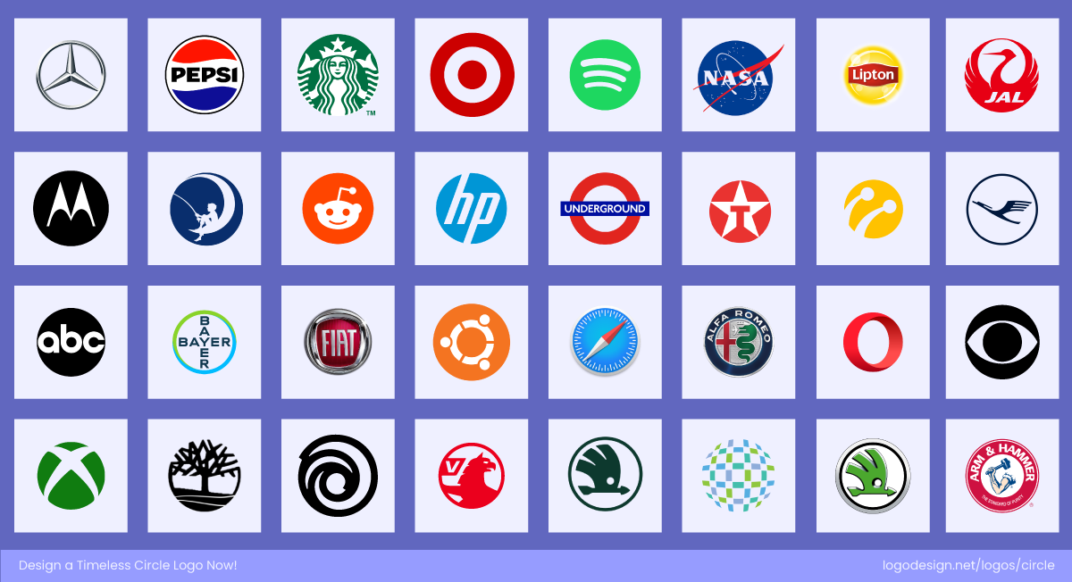 Circle logo collage Circle logo collage