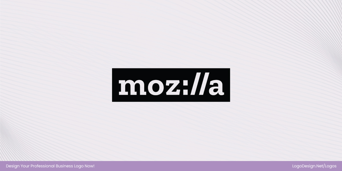 Mozilla by johnson banks logo