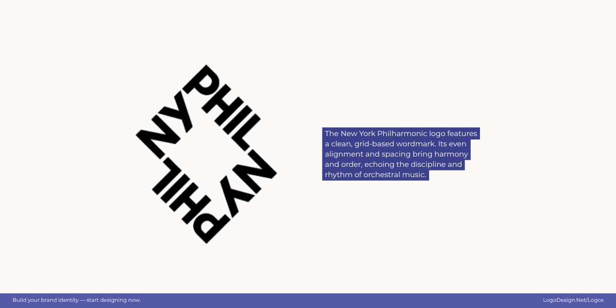New York Philharmonic Logo Symmetry and Order