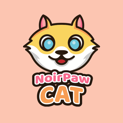 Noirpaw Cat logo Noirpaw Cat logo