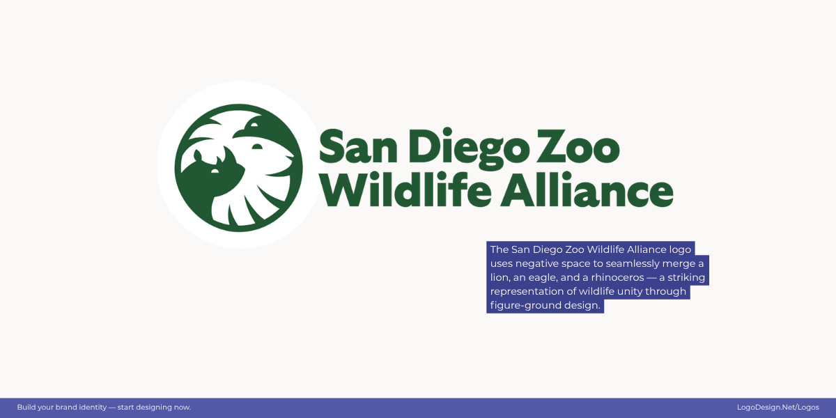 San Diego Zoo Wildlife Alliance Logo Figure Ground