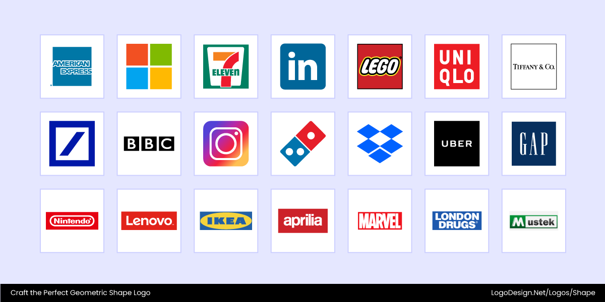 Square shape Logos