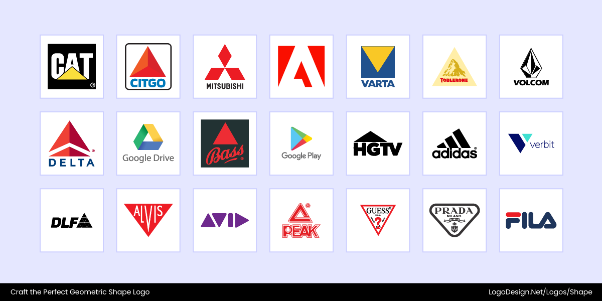 Triangle Shape Logos