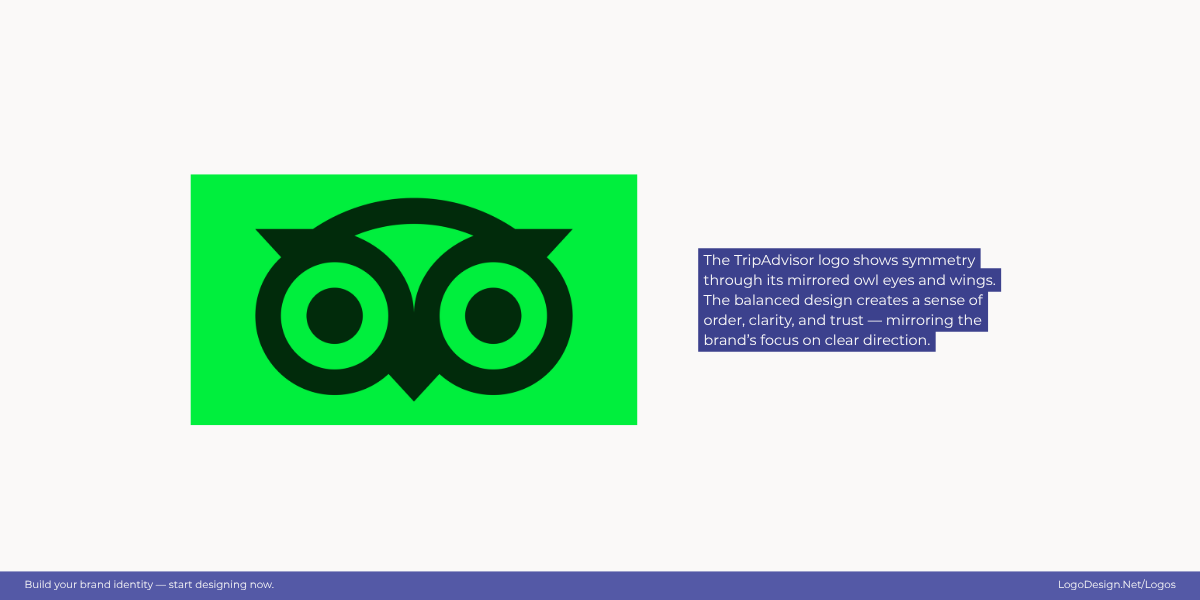 TripAdvisor Logo Symmetry and Order