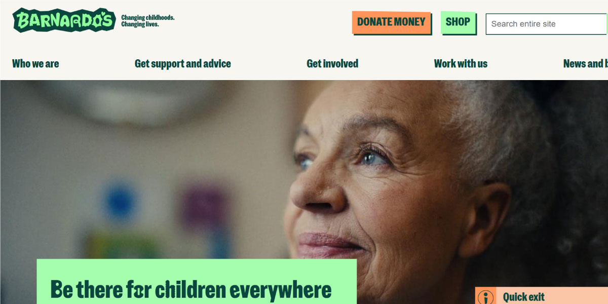 Barnardos Screenshot Barnardos Screenshot