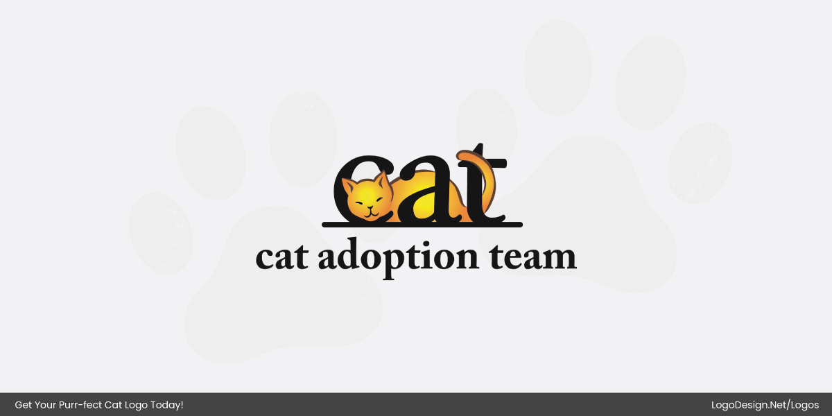 cat adoption team Logo cat adoption team Logo