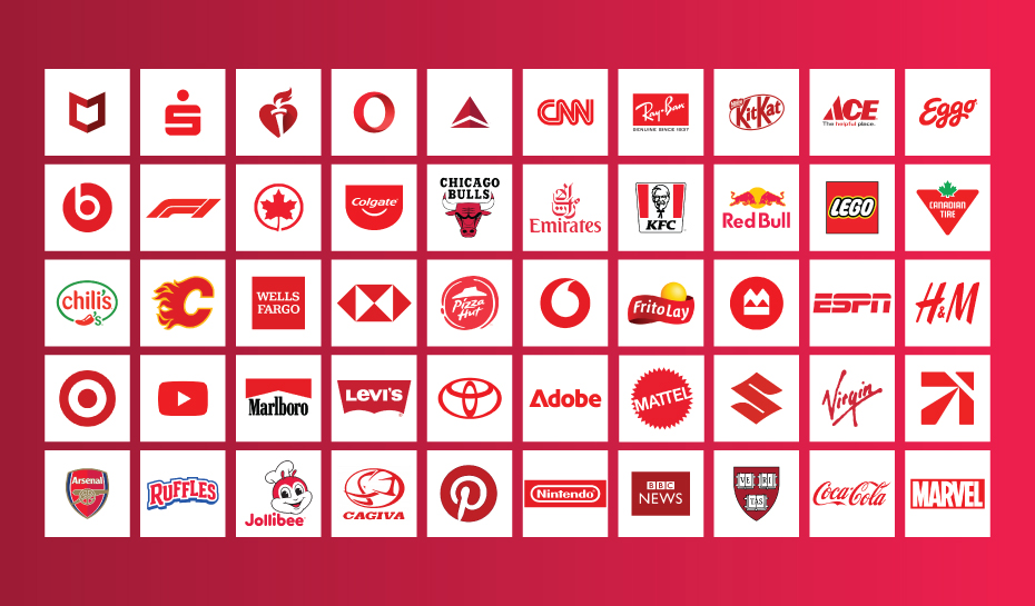 red logos