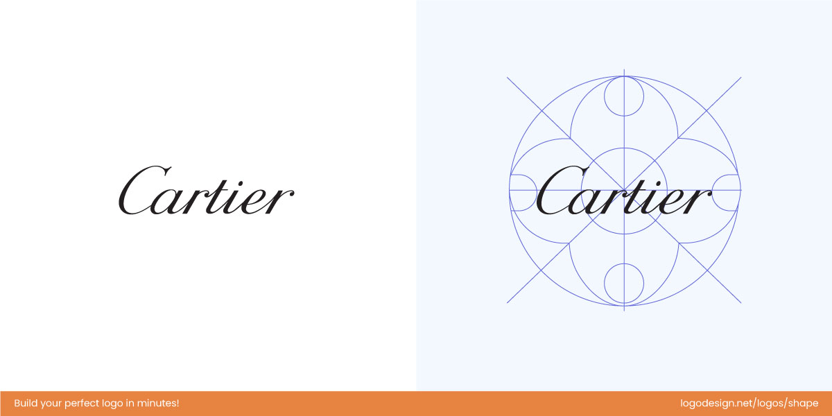 Cartier Logo Golden Ratio