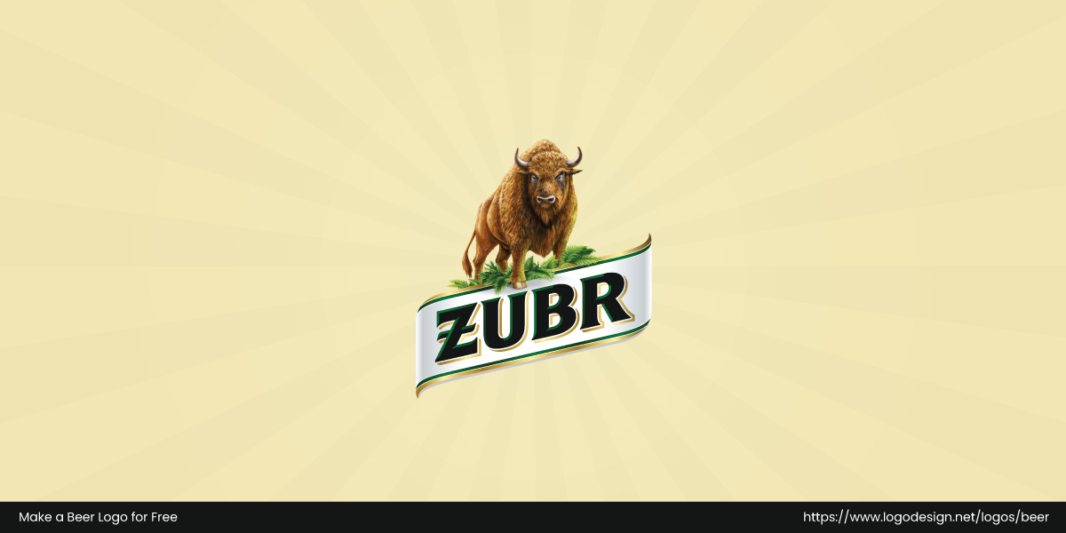 Zubr Beer Logo Zubr Beer Logo