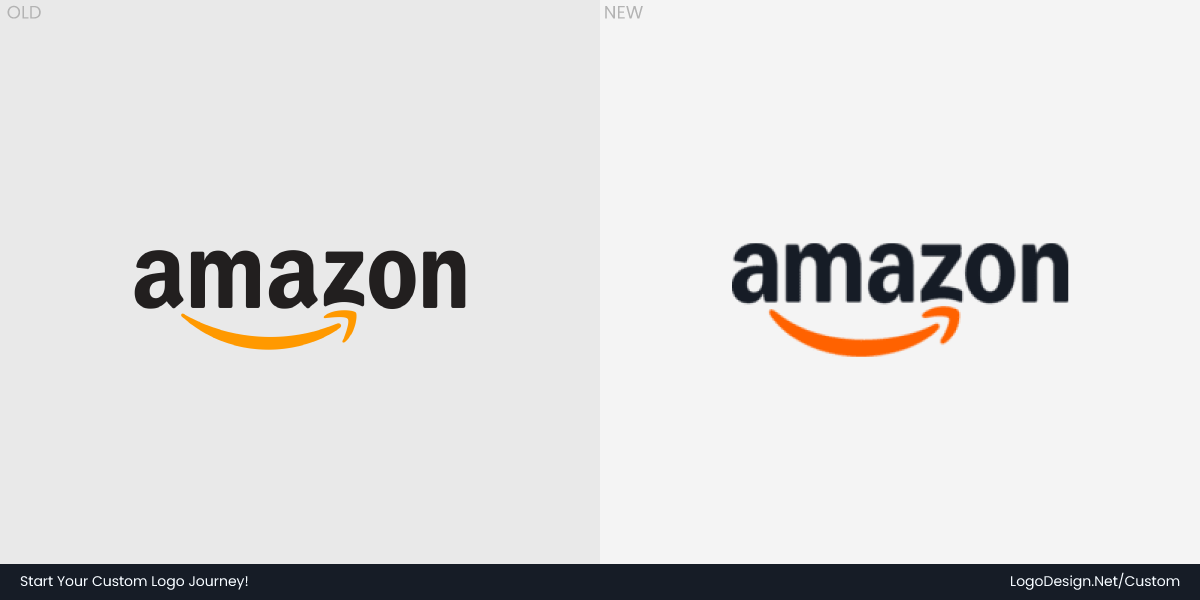 Amazon Logo Old to New