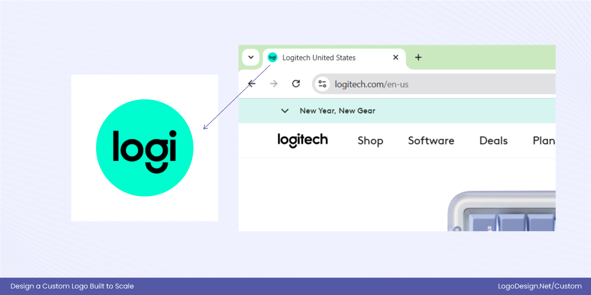 Logitech Logo favicon