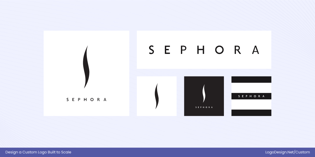 Logo in different formats Sephora logo