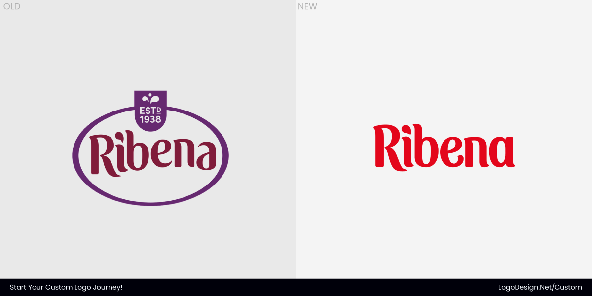 Ribena Logo New Vs Old