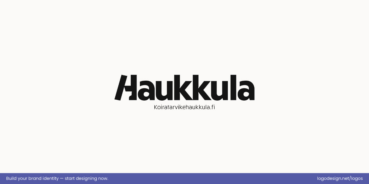 The Haukkula wordmark The Haukkula wordmark