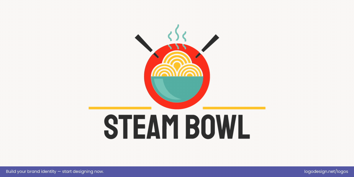 minimal food logo minimal food logo