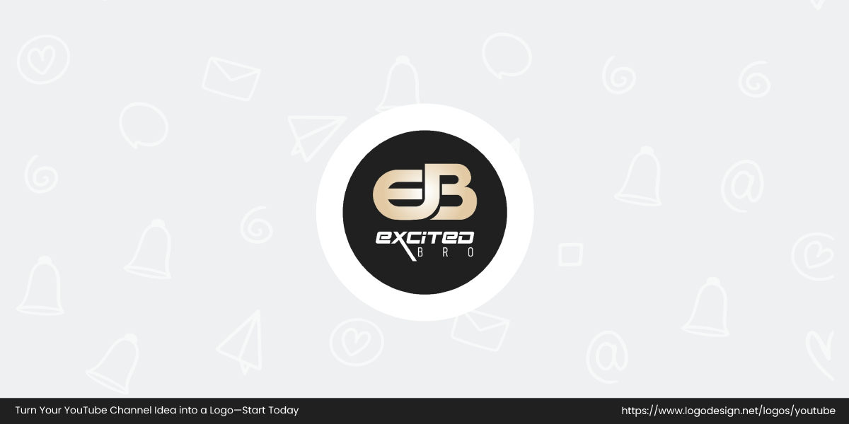 Excited Bro Youtube Channel Logo