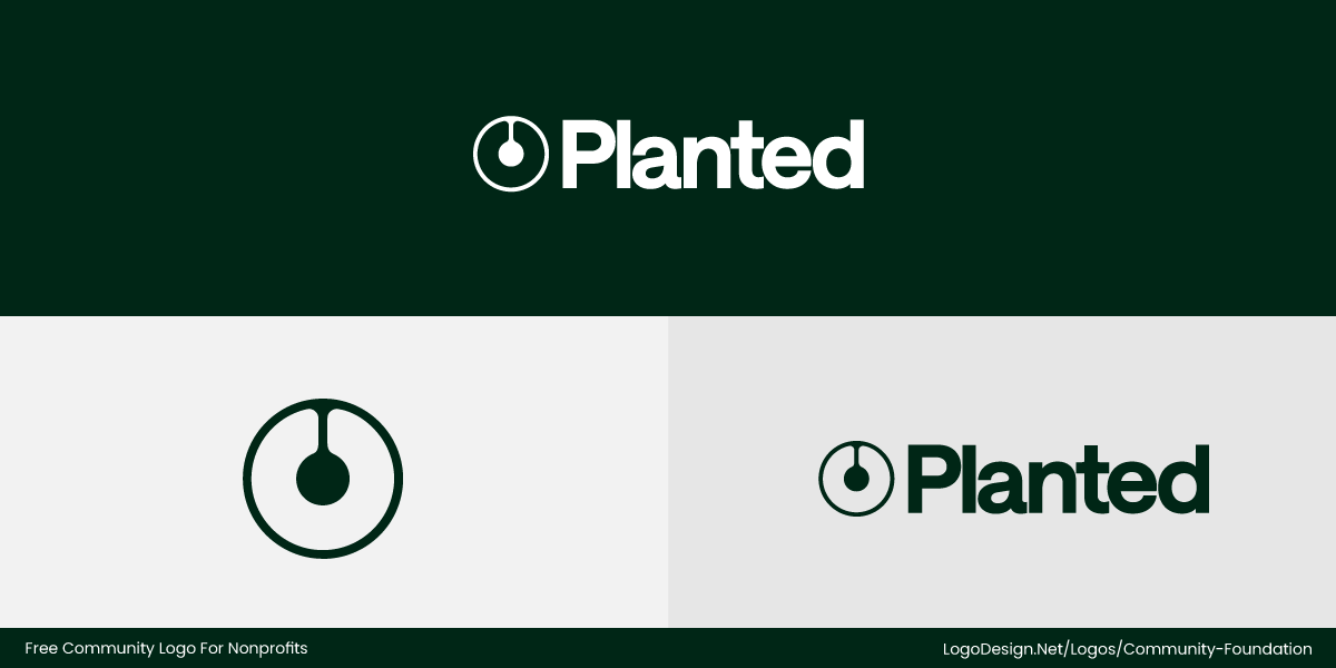 Planteds logo Identity