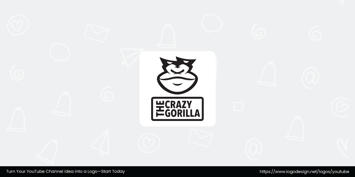 TheCrazyGorilla Youtube Channel Logo