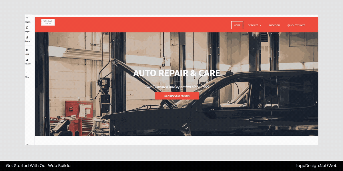 AI suggests page layouts for your business