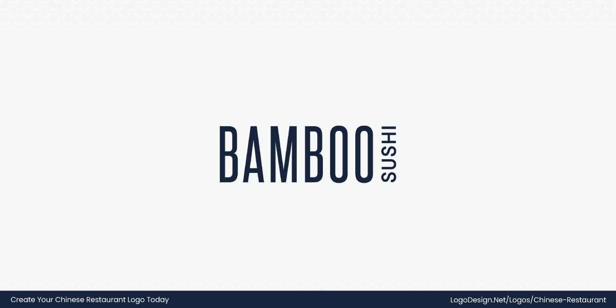 Bamboo Sushi Logo Restaurant Logo