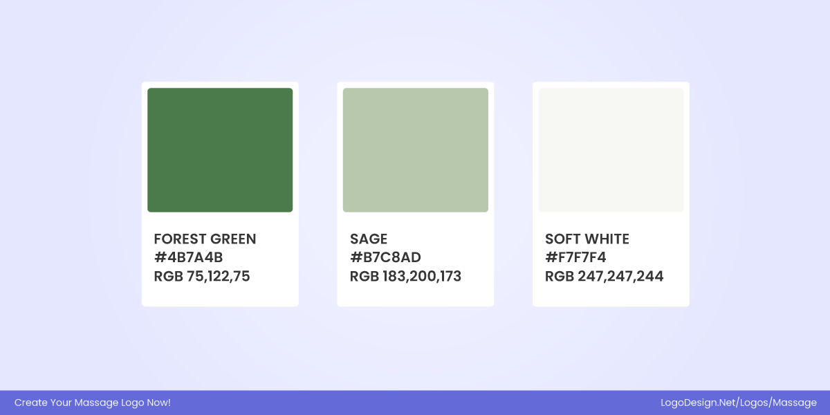 Calming Green Palette