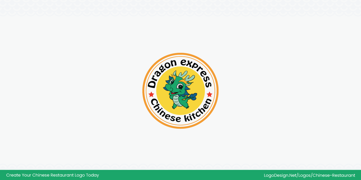 Dragon Express Logo Restaurant Logo