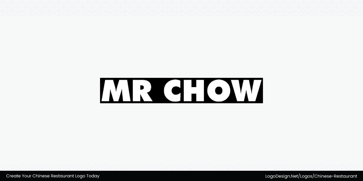 Mr. Chow Chinese Restaurant Logo