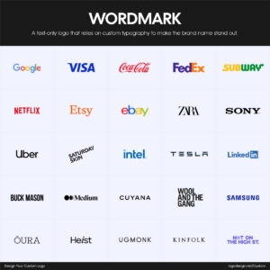 Logotype Wordmarks Examples How to Write a Logo Design Brief: Custom Project Guide