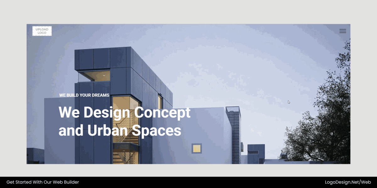 Architecture firm website template