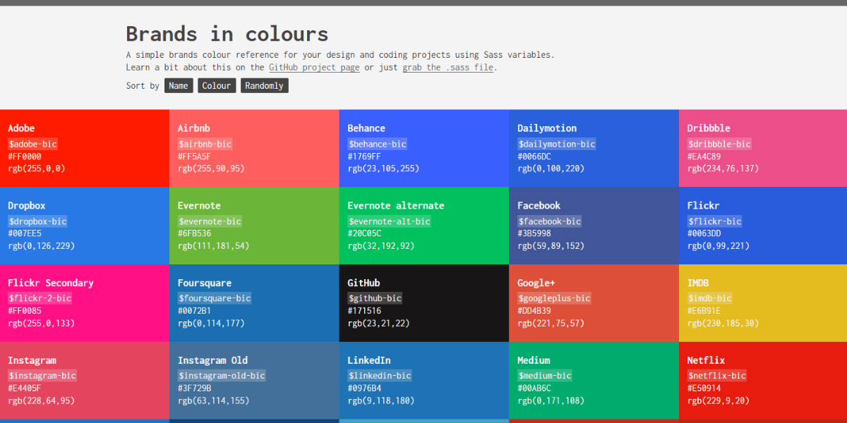 Brands in Color Brands in Color