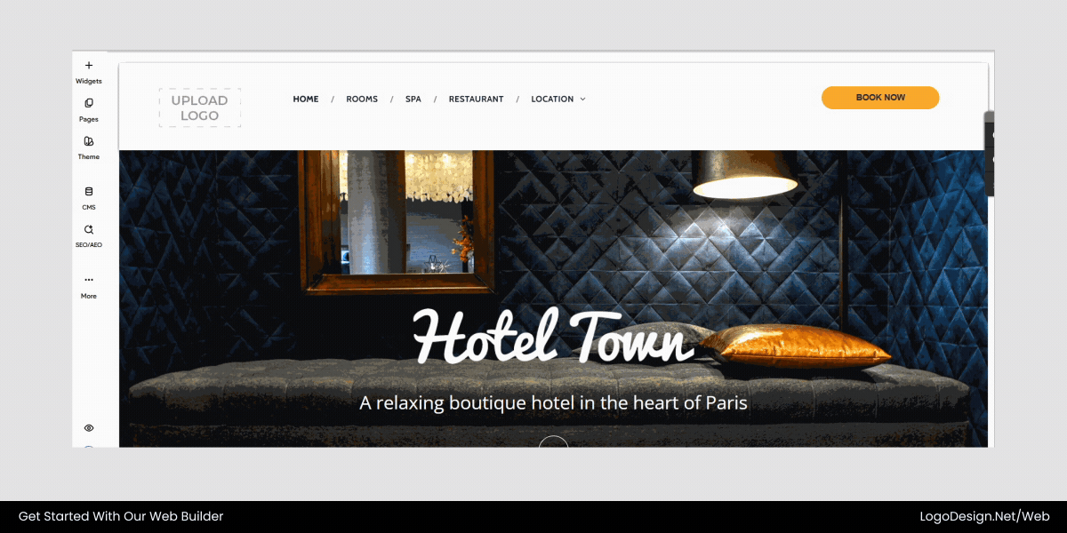 Easily manage pages and website content