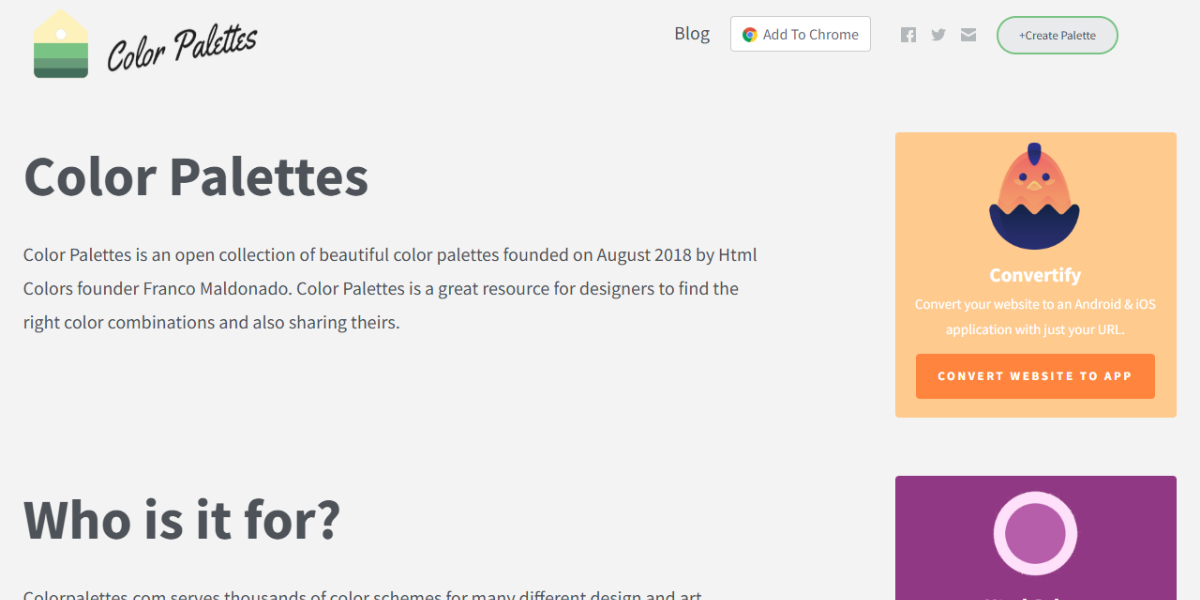 Colorpalettes Colorpalettes